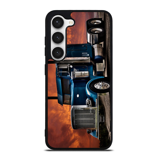 PETERBILT TRUCK BLUE Samsung Galaxy S23 Case Cover