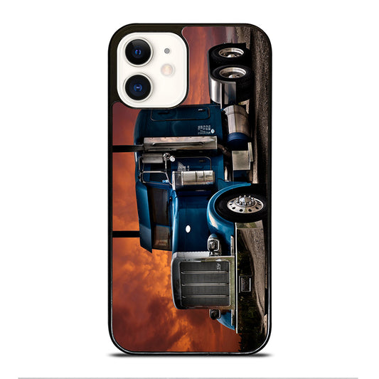 PETERBILT TRUCK BLUE iPhone 12 Case Cover