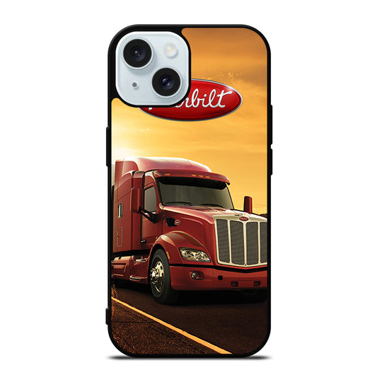 PETERBILT TRUCK RED iPhone 15 Case Cover