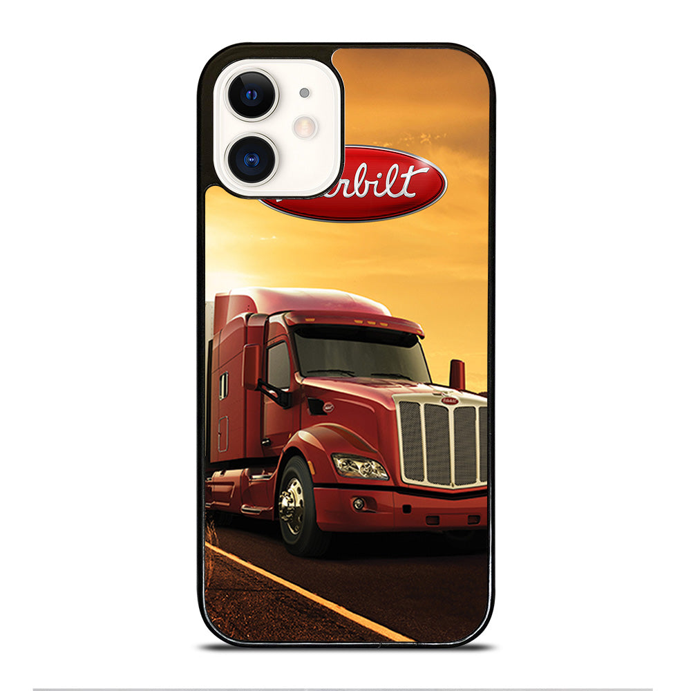 PETERBILT TRUCK RED iPhone 12 Case Cover