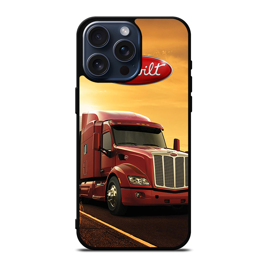 PETERBILT TRUCK RED iPhone 15 Pro Max Case Cover