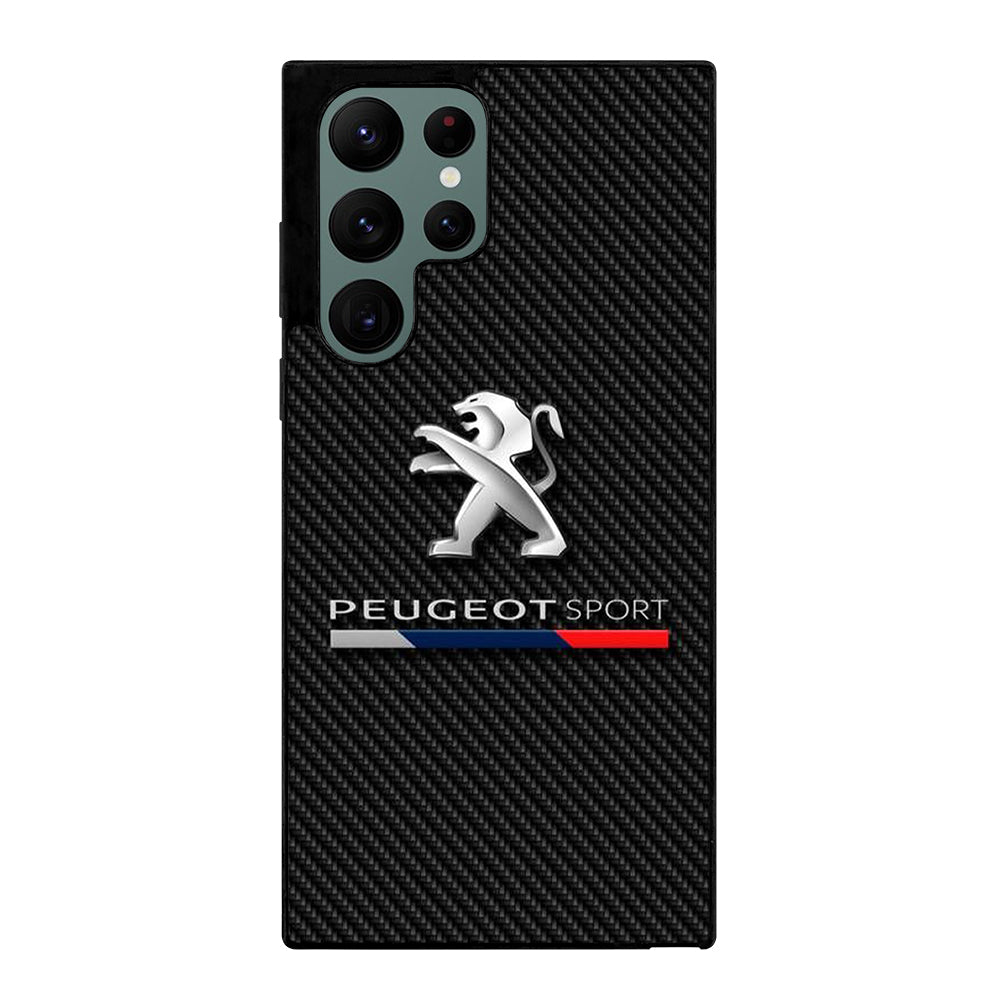 PEUGEOT CARBON LOGO Samsung Galaxy S22 Ultra Case Cover