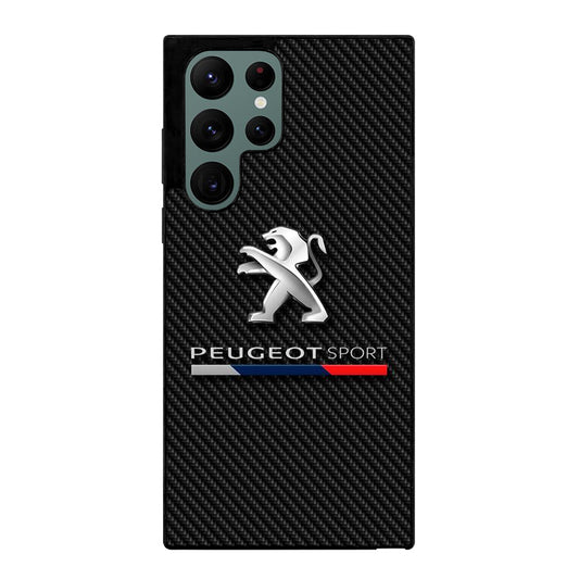 PEUGEOT CARBON LOGO Samsung Galaxy S22 Ultra Case Cover