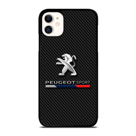 PEUGEOT CARBON LOGO iPhone 11 Case Cover