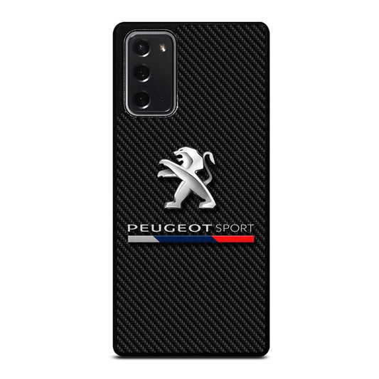 PEUGEOT CARBON LOGO Samsung Galaxy Note 20 Case Cover