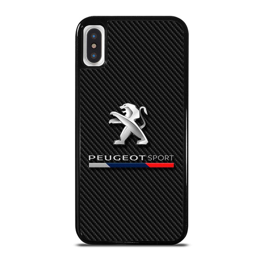 PEUGEOT CARBON LOGO iPhone X / XS Case Cover