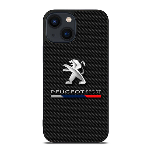 PEUGEOT CARBON LOGO iPhone 14 Plus Case Cover