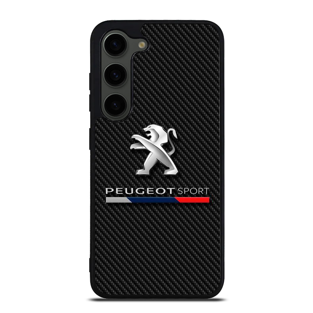 PEUGEOT CARBON LOGO Samsung Galaxy S23 Plus Case Cover