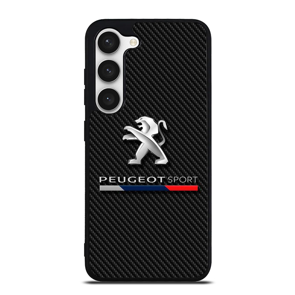 PEUGEOT CARBON LOGO Samsung Galaxy S23 Case Cover