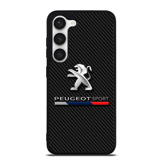 PEUGEOT CARBON LOGO Samsung Galaxy S23 Case Cover
