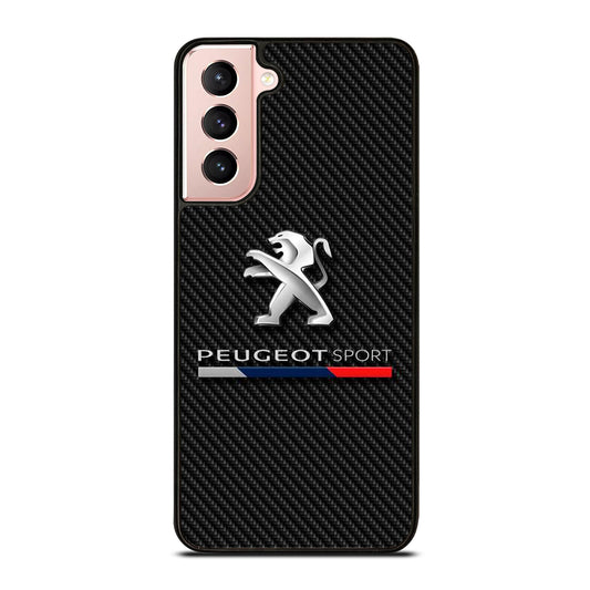 PEUGEOT CARBON LOGO Samsung Galaxy S21 Case Cover