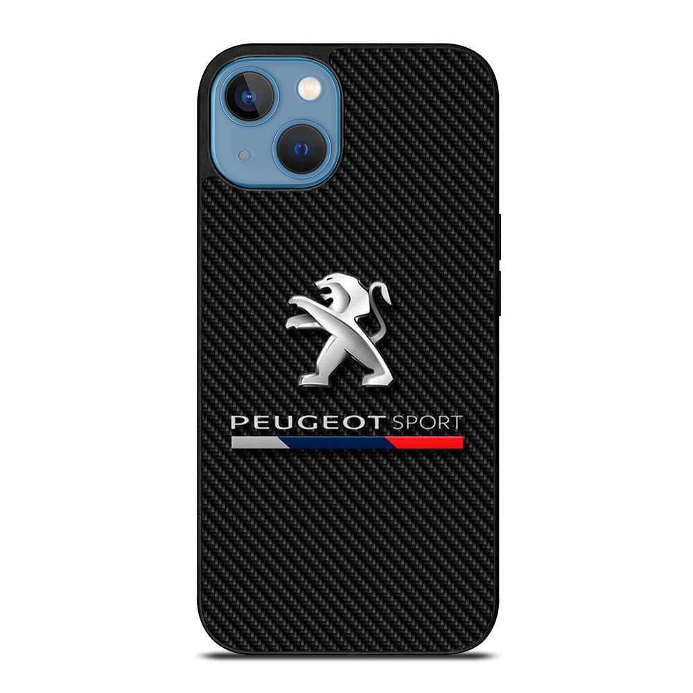 PEUGEOT CARBON LOGO iPhone 13 Case Cover