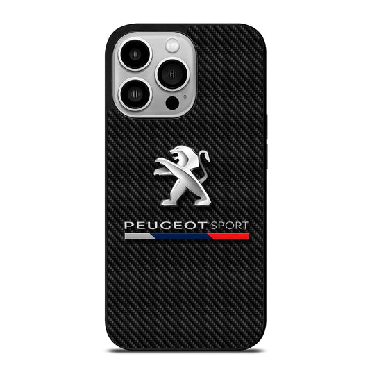 PEUGEOT CARBON LOGO iPhone 14 Pro Case Cover