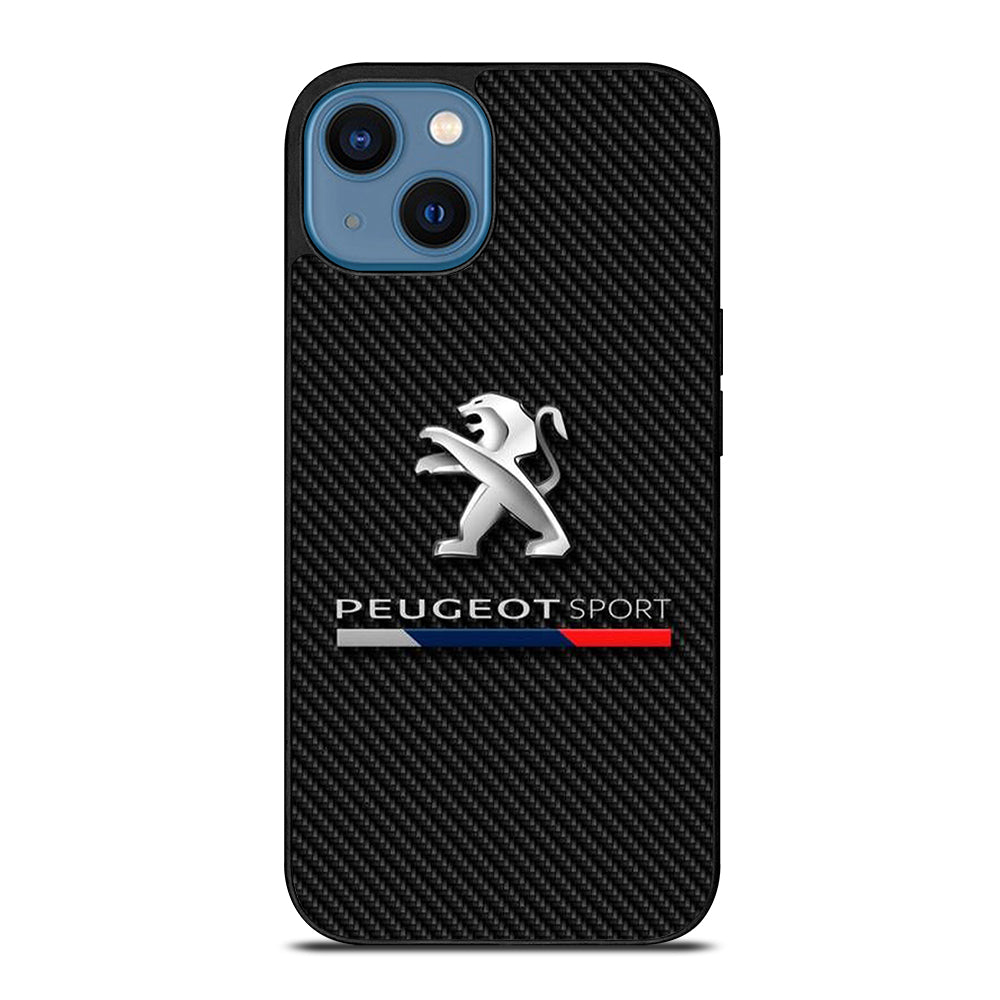 PEUGEOT CARBON LOGO iPhone 14 Case Cover