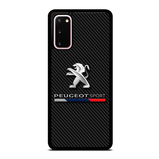 PEUGEOT CARBON LOGO Samsung Galaxy S20 Case Cover