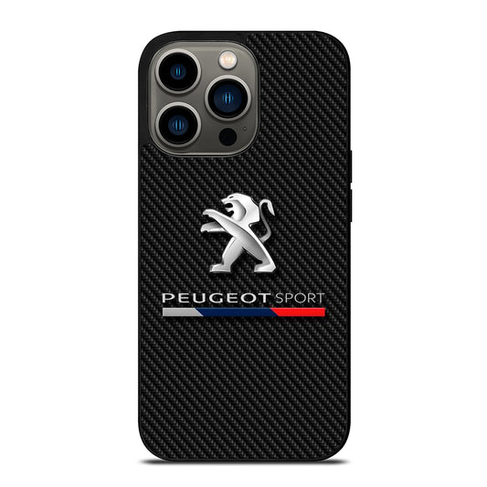 PEUGEOT CARBON LOGO iPhone 13 Pro Case Cover