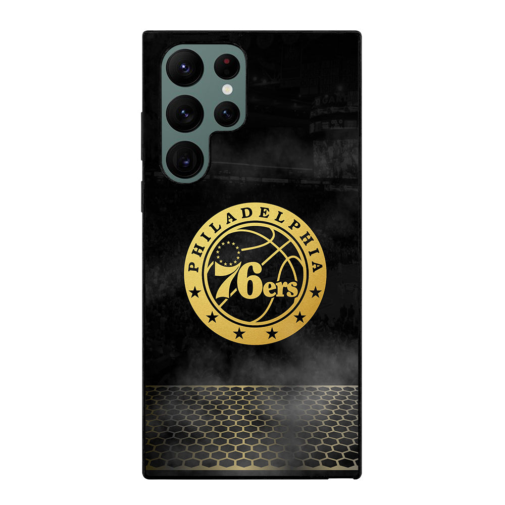 PHILADELPHIA 76ERS GOLD LOGO Samsung Galaxy S22 Ultra Case Cover