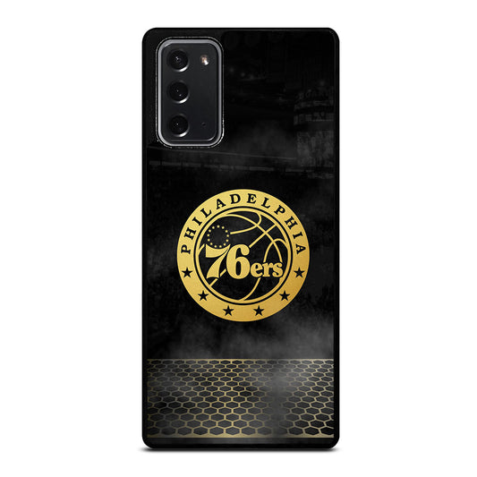 PHILADELPHIA 76ERS GOLD LOGO Samsung Galaxy Note 20 Case Cover
