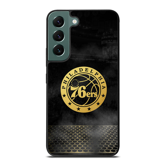 PHILADELPHIA 76ERS GOLD LOGO Samsung Galaxy S22 Case Cover