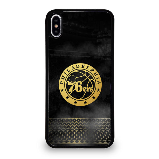 PHILADELPHIA 76ERS GOLD LOGO iPhone XS Max Case Cover