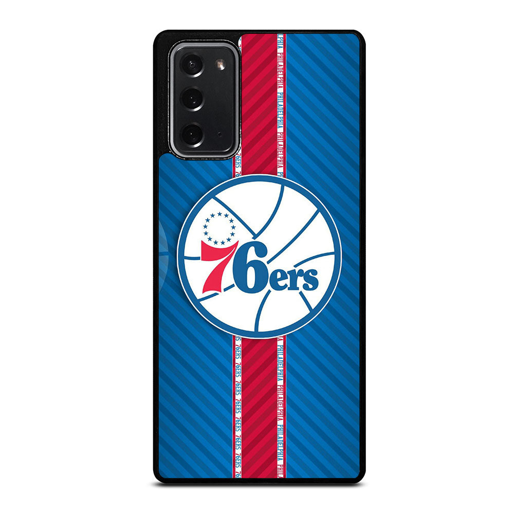 PHILADELPHIA 76ERS STRIPE EMBLEM Samsung Galaxy Note 20 Case Cover