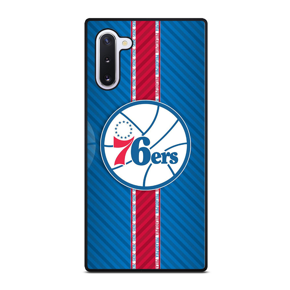 PHILADELPHIA 76ERS STRIPE EMBLEM Samsung Galaxy Note 10 Case Cover