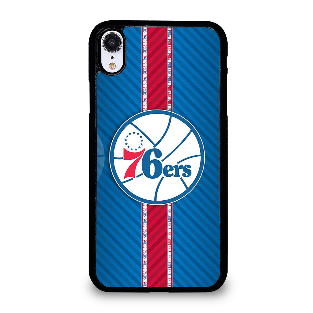 PHILADELPHIA 76ERS STRIPE EMBLEM iPhone XR Case Cover