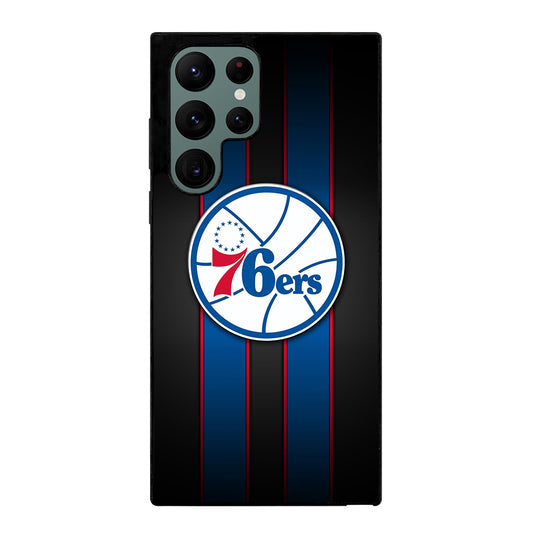 PHILADELPHIA 76ERS STRIPE LOGO Samsung Galaxy S22 Ultra Case Cover