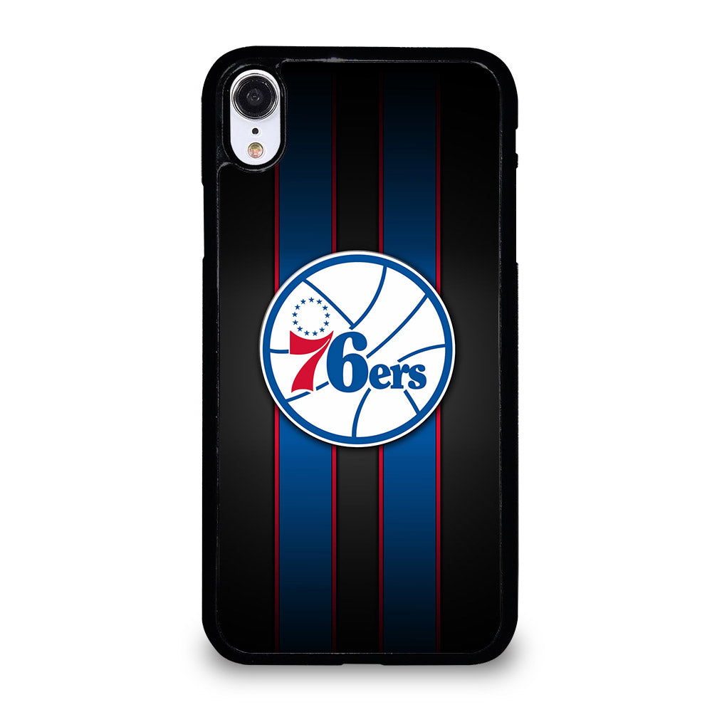 PHILADELPHIA 76ERS STRIPE LOGO iPhone XR Case Cover