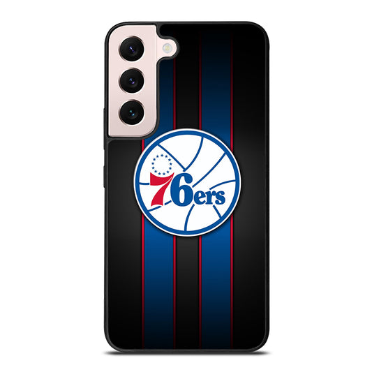 PHILADELPHIA 76ERS STRIPE LOGO Samsung Galaxy S22 Plus Case Cover