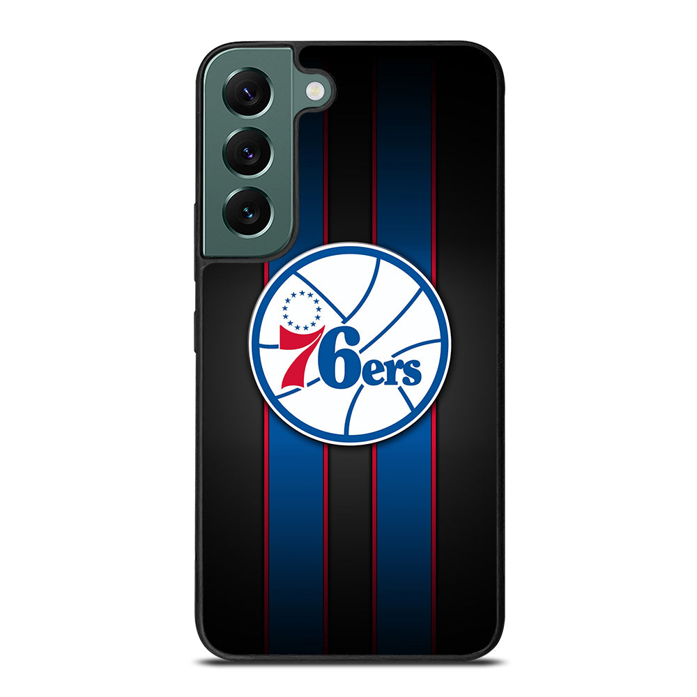 PHILADELPHIA 76ERS STRIPE LOGO Samsung Galaxy S22 Case Cover