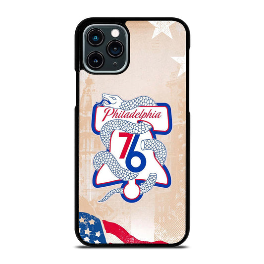 PHILADELPHIA 76ERS VINTAGE LOGO iPhone 11 Pro Case Cover