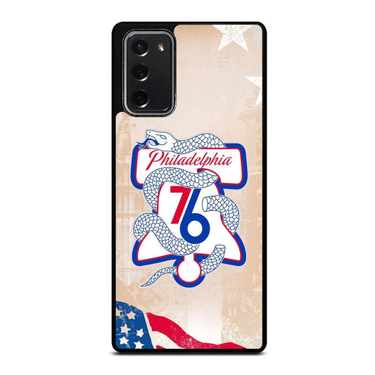 PHILADELPHIA 76ERS VINTAGE LOGO Samsung Galaxy Note 20 Case Cover