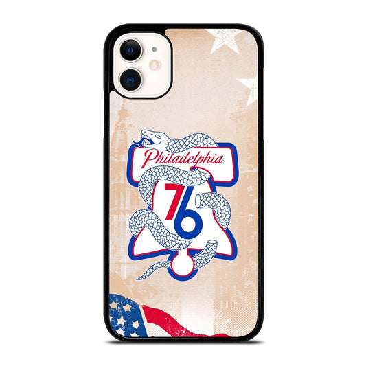 PHILADELPHIA 76ERS VINTAGE LOGO iPhone 11 Case Cover