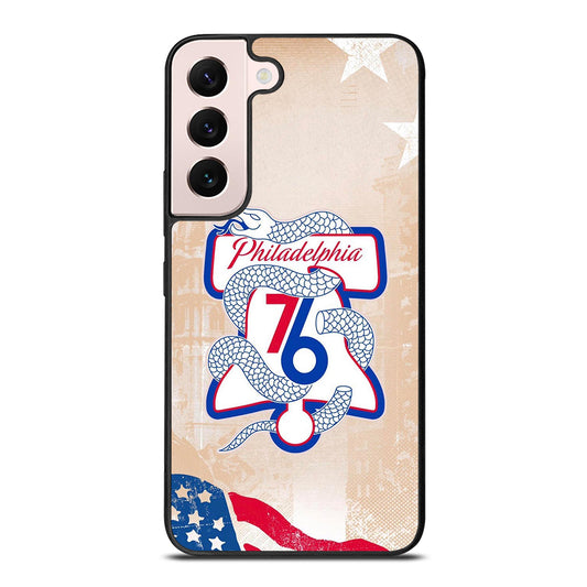 PHILADELPHIA 76ERS VINTAGE LOGO Samsung Galaxy S22 Plus Case Cover