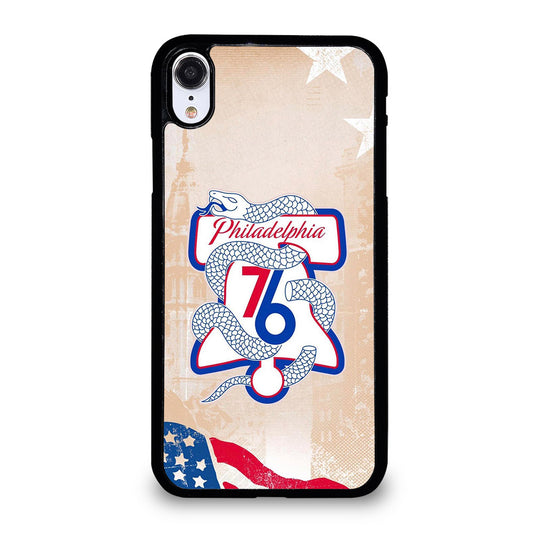 PHILADELPHIA 76ERS VINTAGE LOGO iPhone XR Case Cover