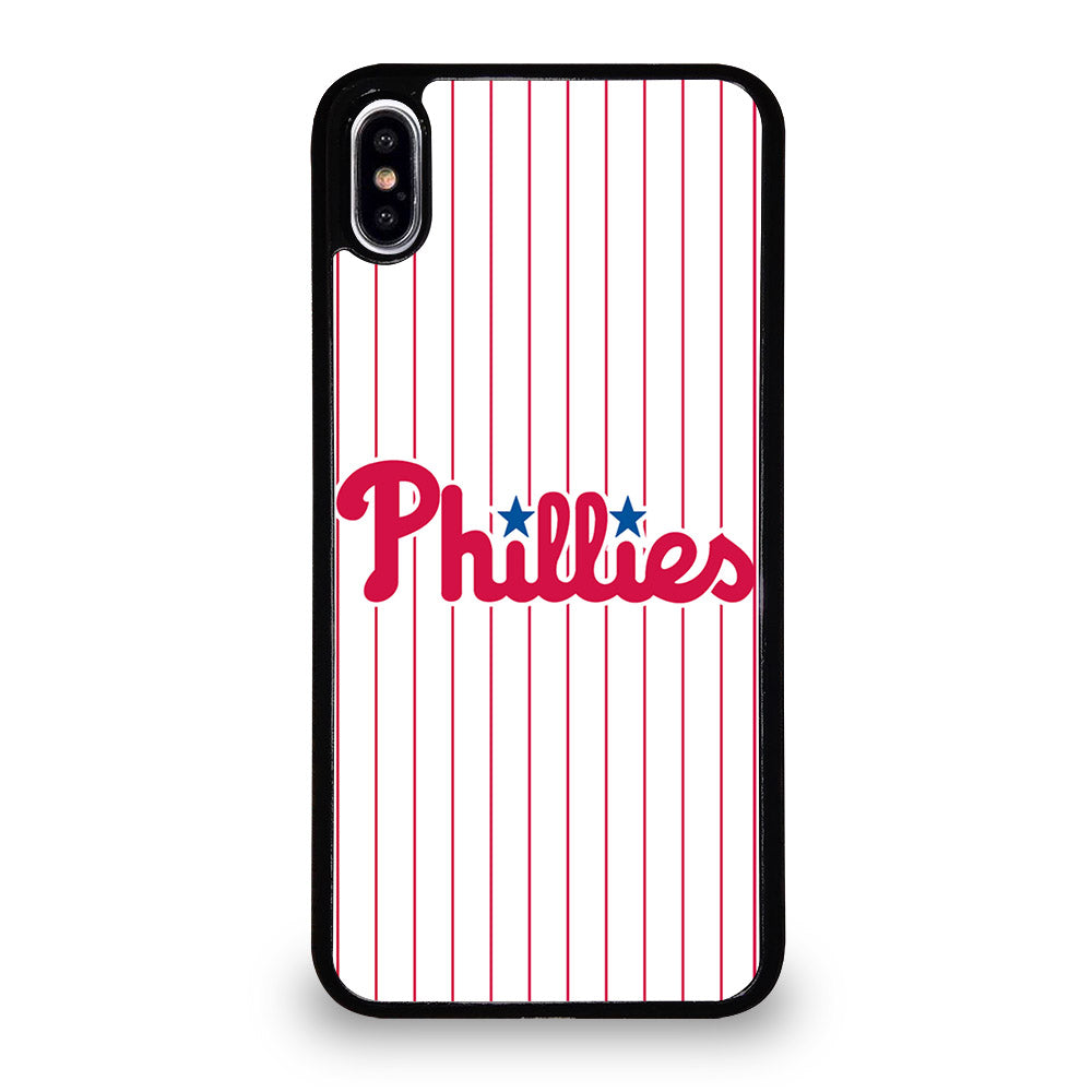 PHILADELPHIA PHILLIES MLB STRIPE iPhone XS Max Case Cover