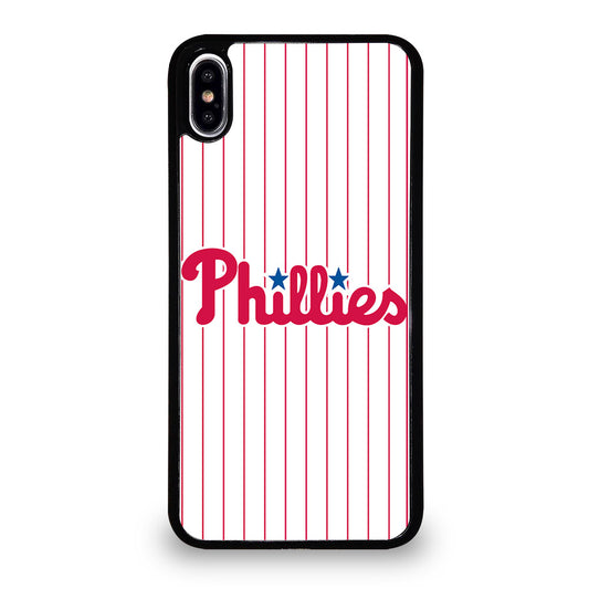 PHILADELPHIA PHILLIES MLB STRIPE iPhone XS Max Case Cover