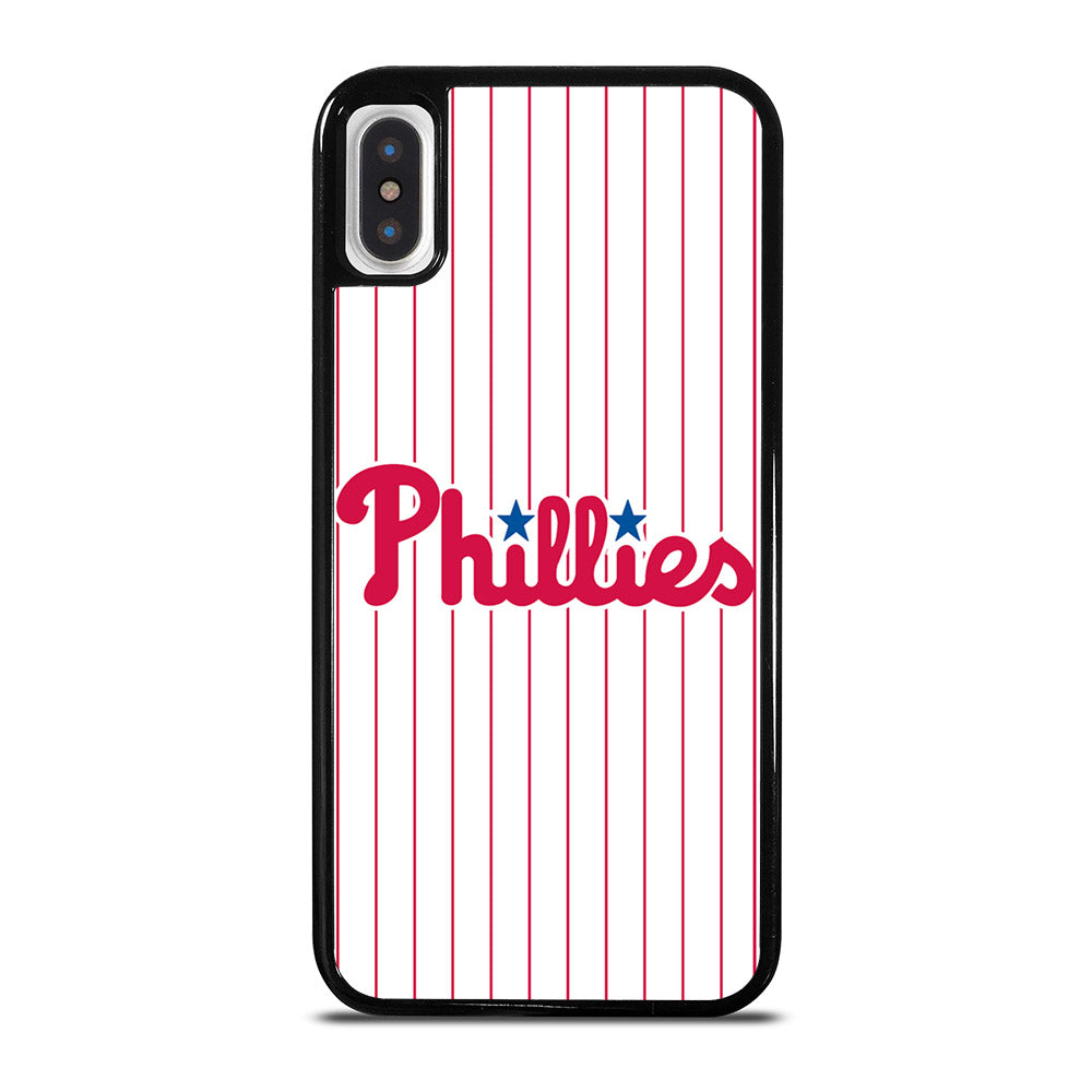 PHILADELPHIA PHILLIES MLB STRIPE iPhone X / XS Case Cover