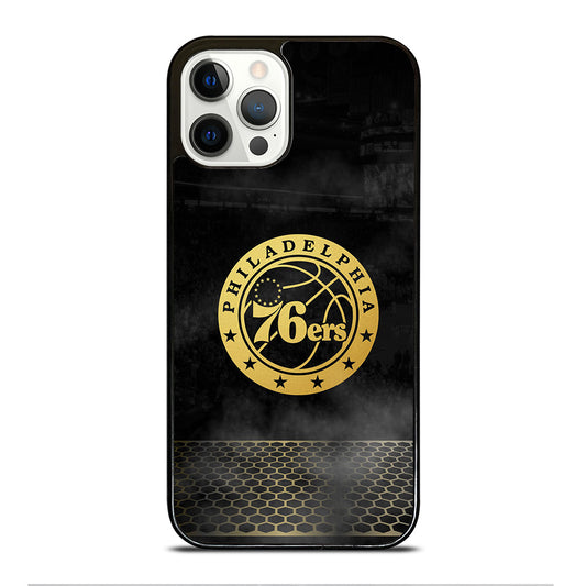 PHILADELPHIA 76ERS GOLD LOGO iPhone 12 Pro Case Cover