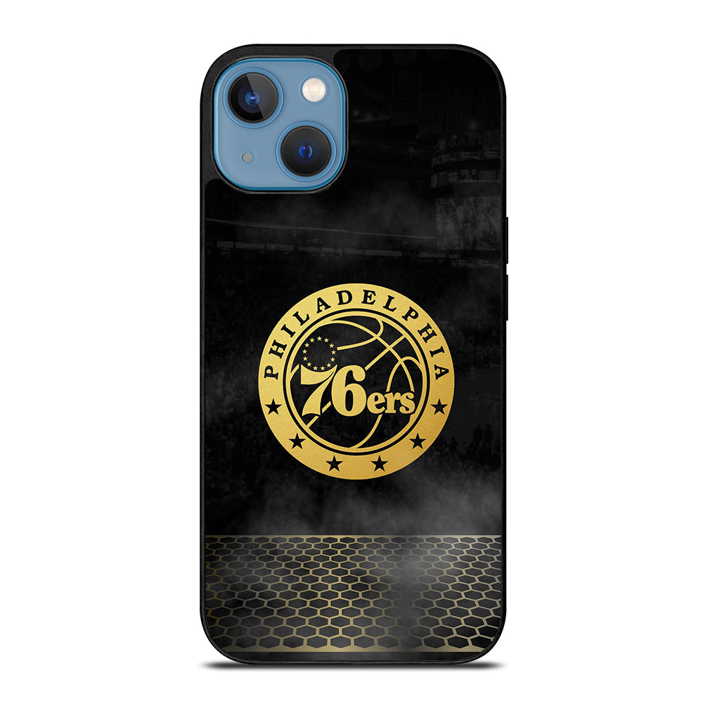 PHILADELPHIA 76ERS GOLD LOGO iPhone 13 Case Cover