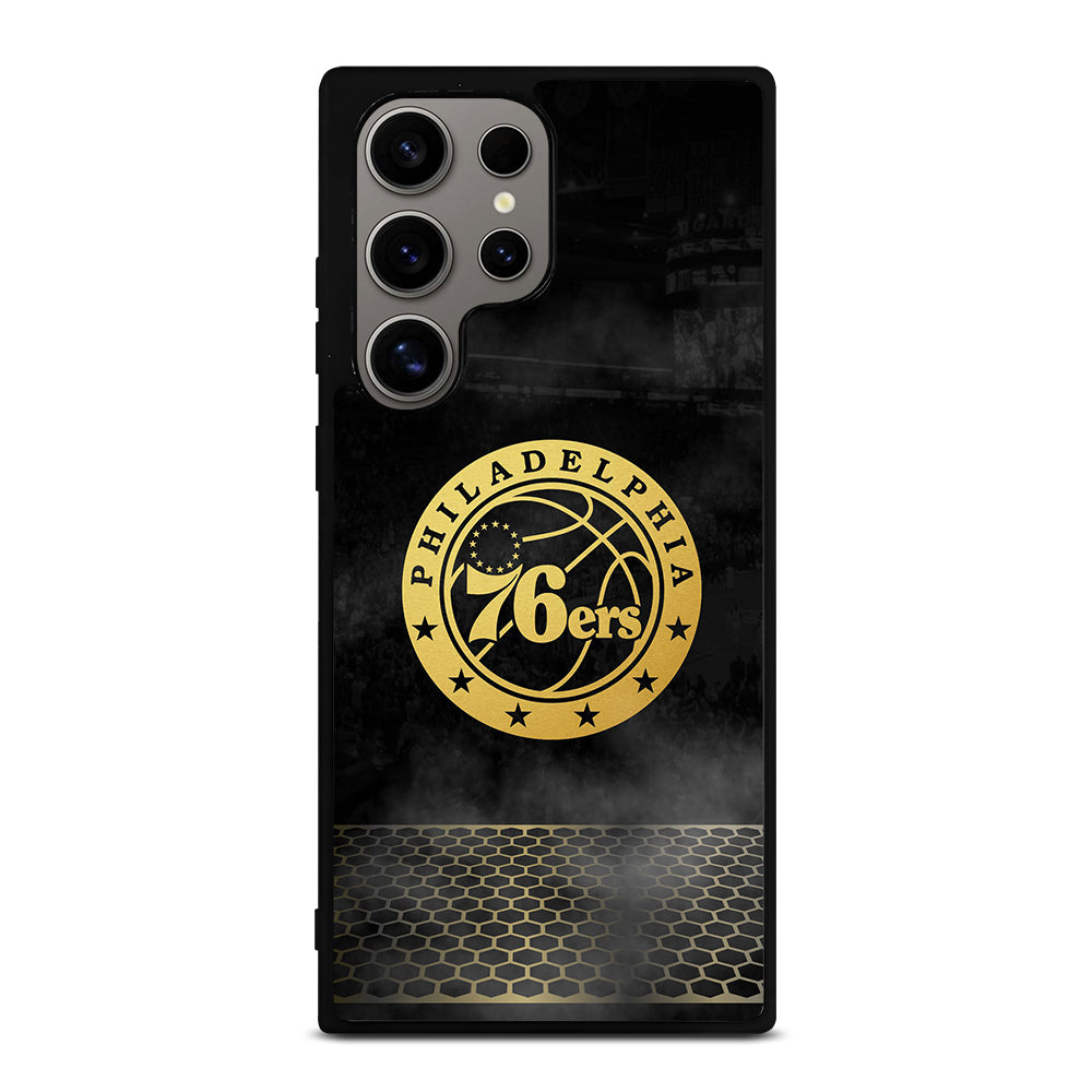 PHILADELPHIA 76ERS GOLD LOGO Samsung Galaxy S24 Ultra Case Cover