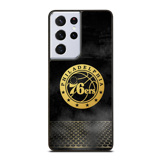 PHILADELPHIA 76ERS GOLD LOGO Samsung Galaxy S21 Ultra Case Cover