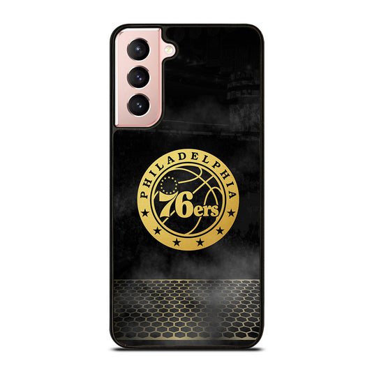 PHILADELPHIA 76ERS GOLD LOGO Samsung Galaxy S21 Case Cover