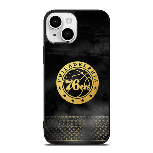 PHILADELPHIA 76ERS GOLD LOGO iPhone 13 Mini Case Cover