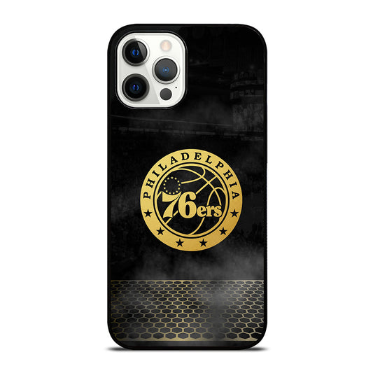 PHILADELPHIA 76ERS GOLD LOGO iPhone 12 Pro Max Case Cover