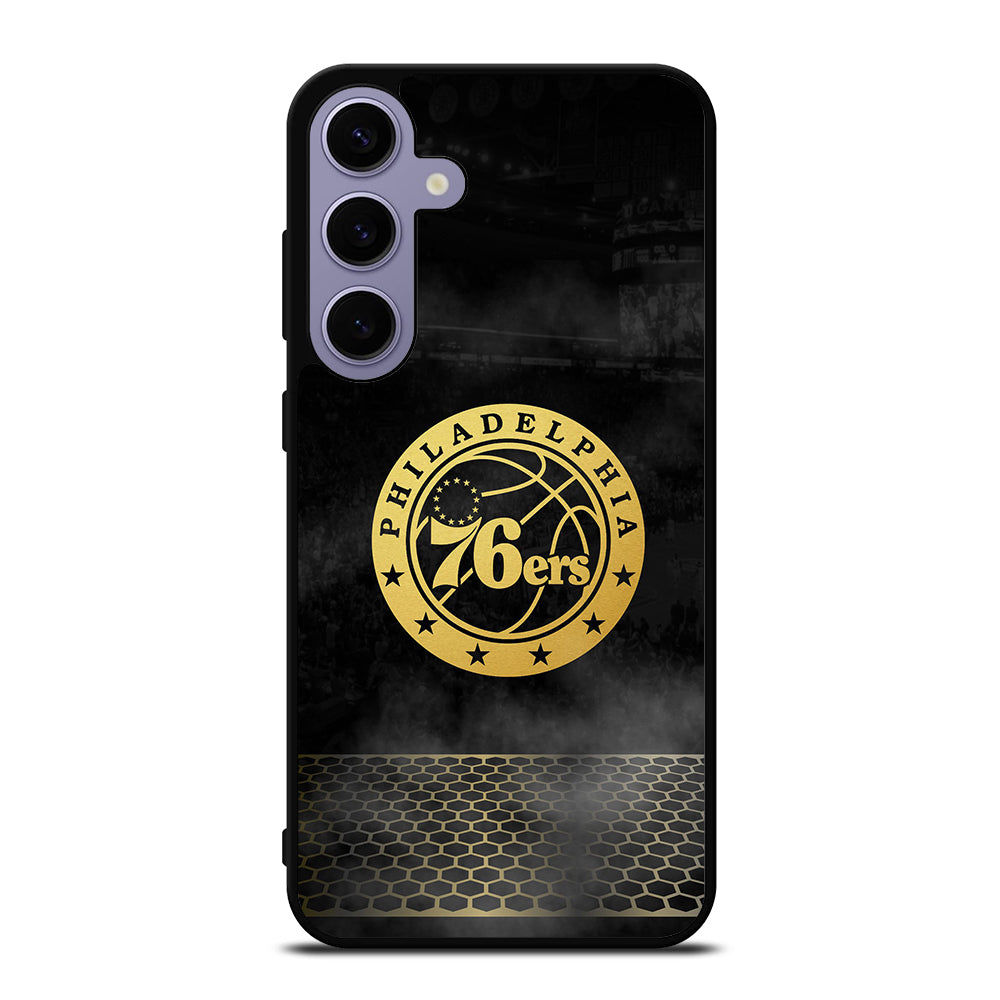 PHILADELPHIA 76ERS GOLD LOGO Samsung Galaxy S24 Plus Case Cover
