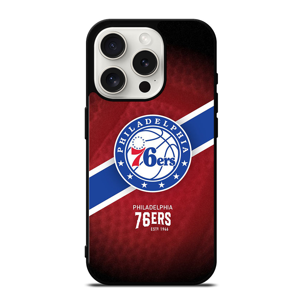 PHILADELPHIA 76ERS NBA iPhone 15 Pro Case Cover