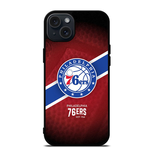 PHILADELPHIA 76ERS NBA iPhone 15 Plus Case Cover