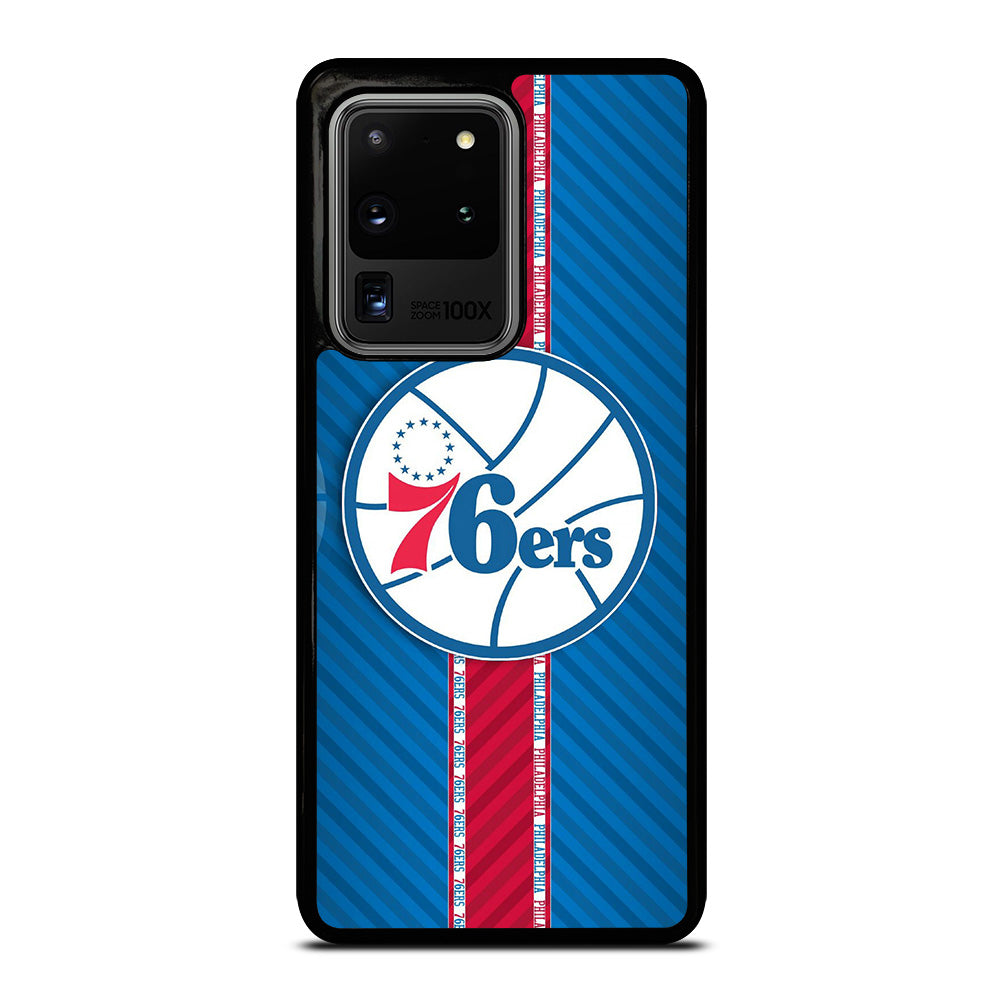 PHILADELPHIA 76ERS STRIPE EMBLEM Samsung Galaxy S20 Ultra Case Cover